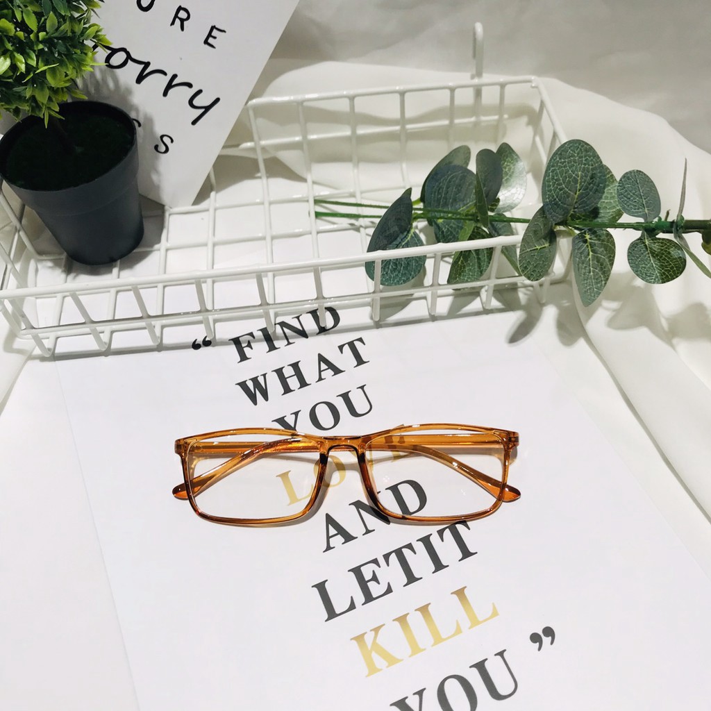 [HÀNG HOT] Mắt kính giả cận gọng dẻo Hàn Quốc 💖 kính mát nam nữ cao cấp hot trend AH154 | BigBuy360 - bigbuy360.vn