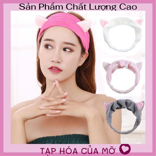💥rẻ vô địch💥 turban băng đô rửa mặt tai mèo