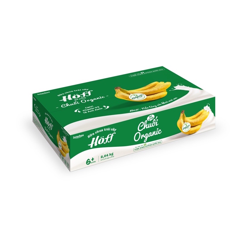 SỮA CHUA CHUỐI ORGANIC HOFF (date 11/2022)