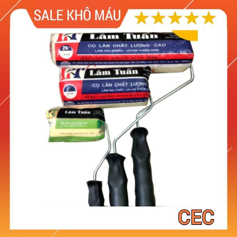 Rulo lăn sơn loại to 10cm đến 25cm