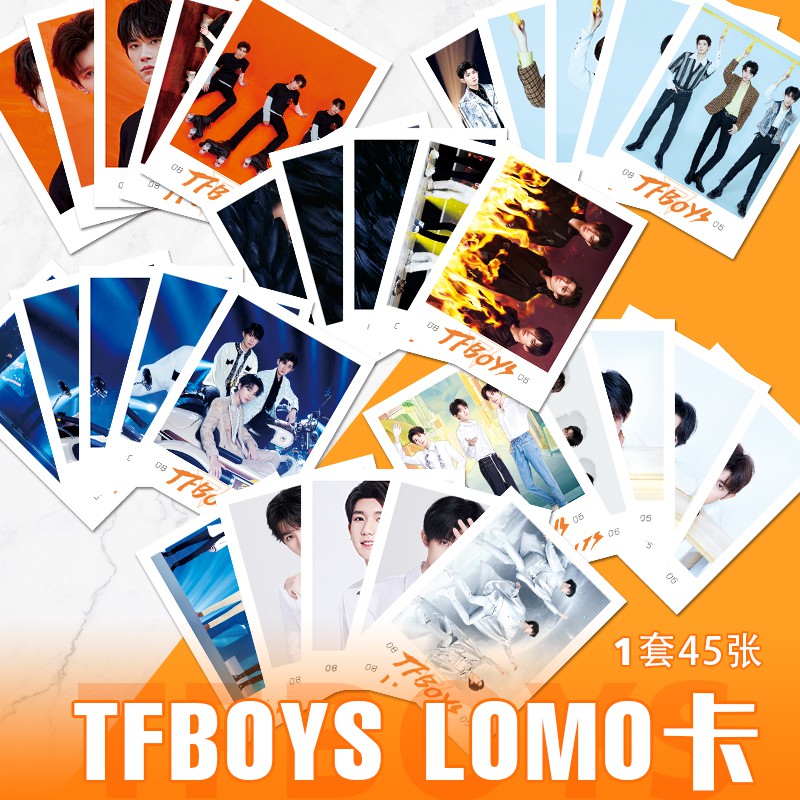 Lomo 30 ảnh TFBoys Vương Nguyên Vương Tuấn Khải Dịch Dương Thiên Tỉ