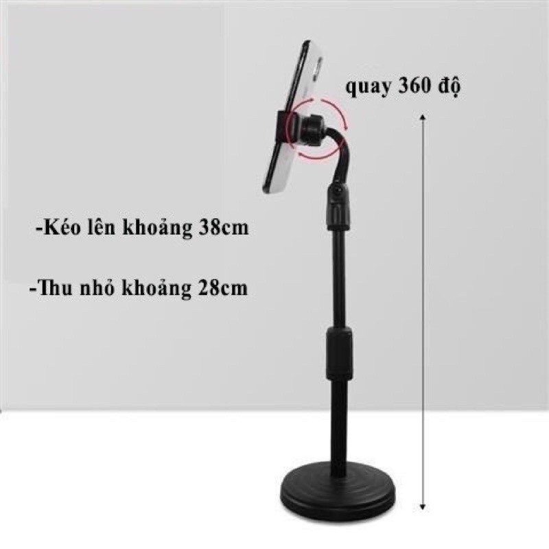 Giá Đỡ Điện Thoại Livestream - Xem Video Ổn Định Xoay 360 Độ Dùng Để Quay Phim Ghi Hình Đa Dụng ❖Stands L08❖