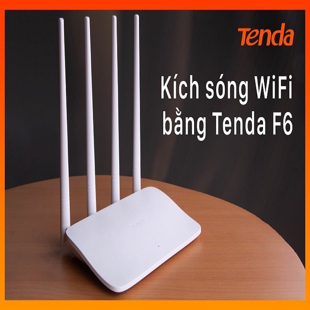 [SALE 10%] Thiết bị phát wifi, modem wifi Tenda F6 N300mbps 4 anten | BigBuy360 - bigbuy360.vn