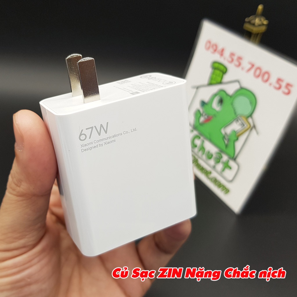[FULLBOX Ảnh Thật] Bộ Sạc Nhanh Xiaomi 67W Mi Turbo Charge ZIN Chính Hãng