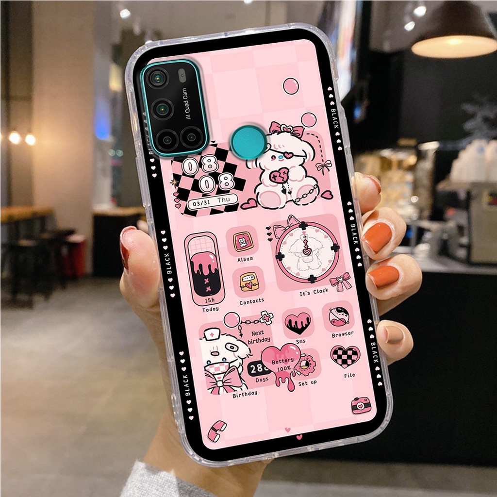 Ốp Lưng VSMART STAR 3 - STAR 4 - STAR 5 - JOY 4 - LIVE 4 , In Hình Gấu Cute, màu sắc bắt mắt.