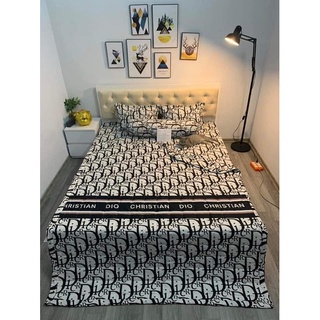 (ảnh thật) set 5 món chăn ga gối nệm hè poly cao cấp ❤️❤️