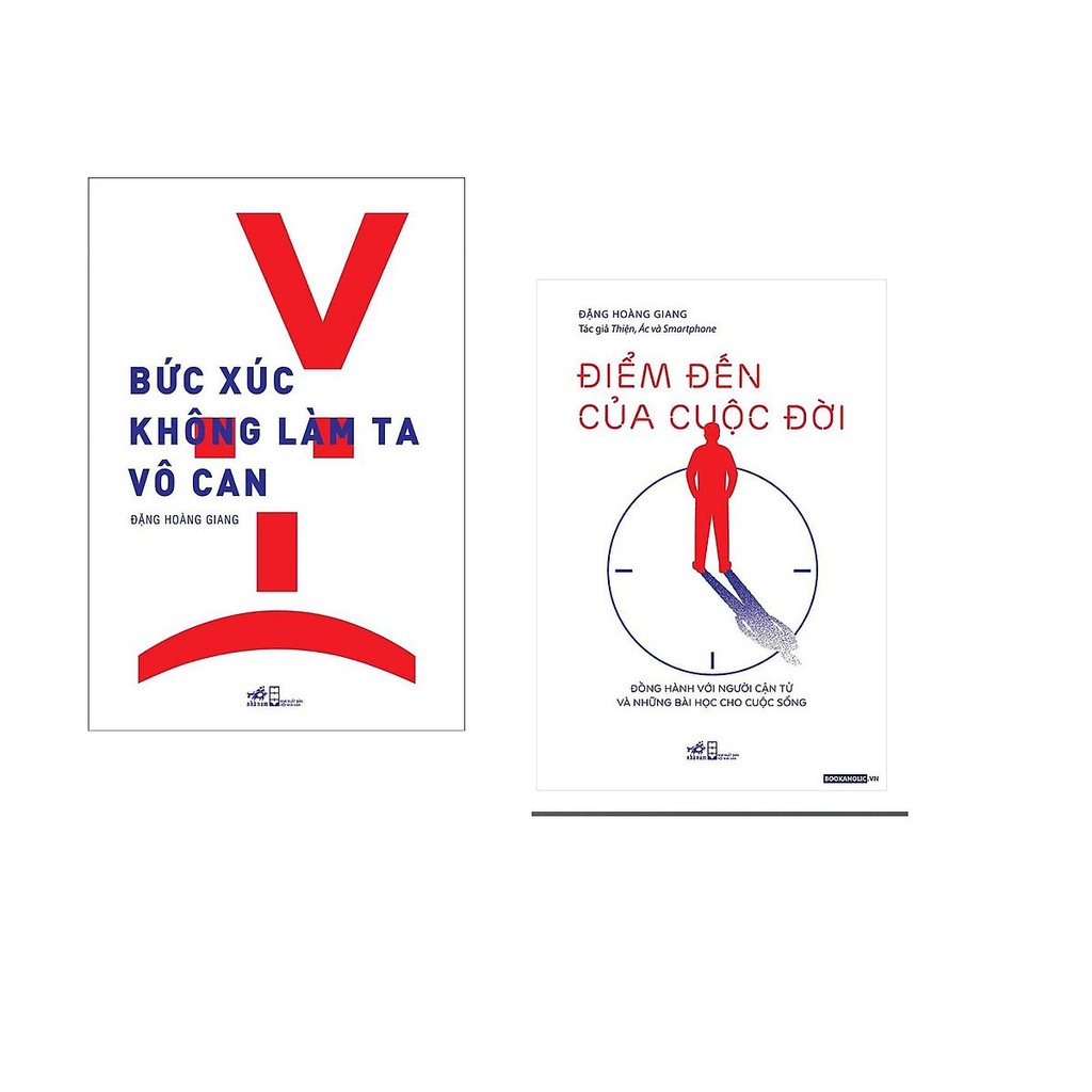 Sách - Combo 2 Cuốn Bức Xúc Không Làm Ta Vô Can + Điểm Đến Cuộc Đời