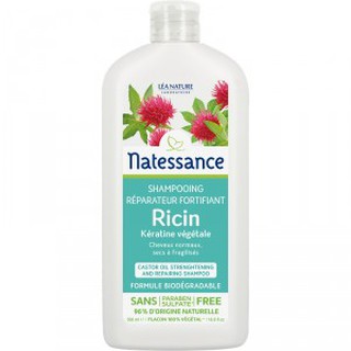 Dầu gội phục hồi tăng cường với dầu thầu dầu và keratin thực vật 500 ml