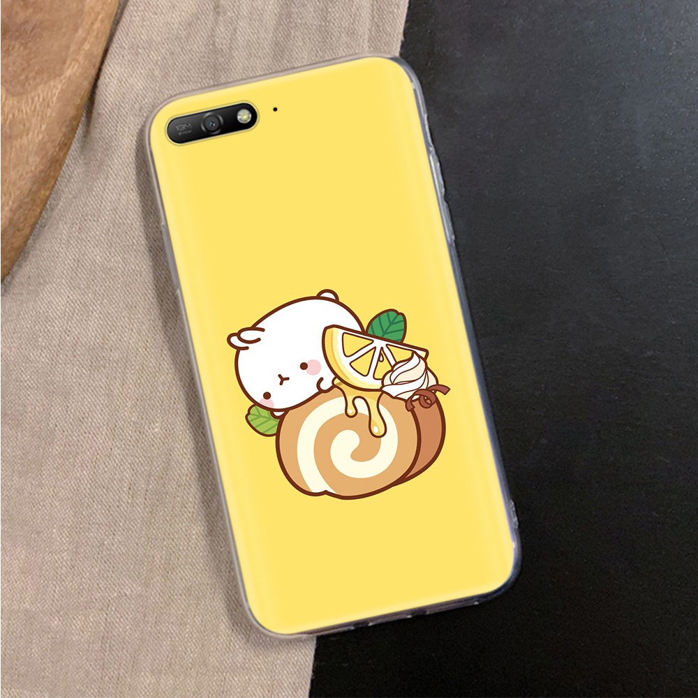 Ốp Điện Thoại Trong Suốt Họa Tiết Molang Cho Lg G6 G7 G8 Thinq V20 V30 V30S V35 V40 V50 V50S V60