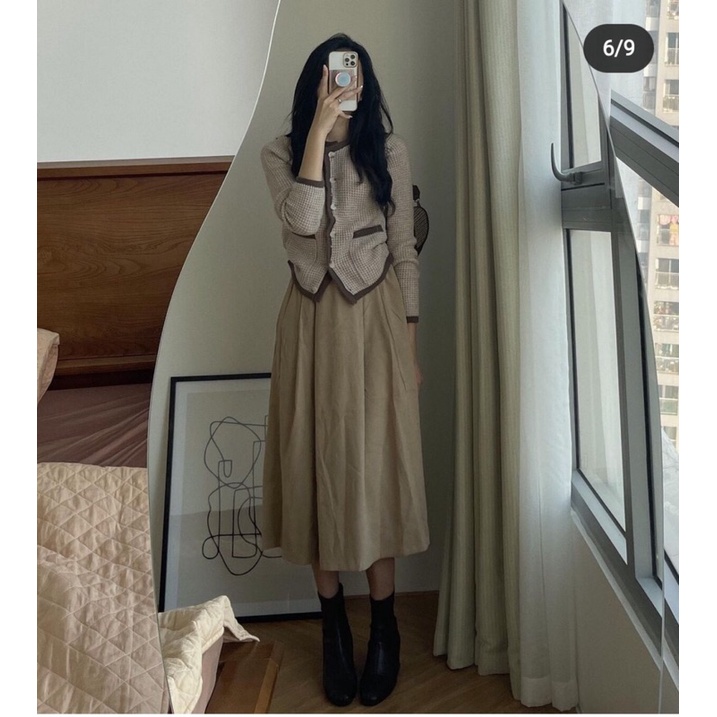 Khoác Cadigan len viền | BigBuy360 - bigbuy360.vn