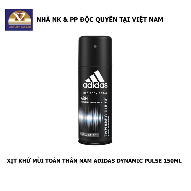 Xịt Khử Mùi Toàn Thân Nam Adidas Dynamic Pulse 150ml