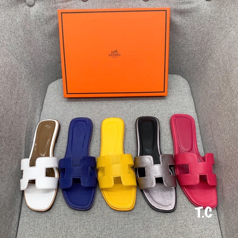 Dép lê hm da sần fullbox