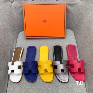 Dép lê hm da sần fullbox