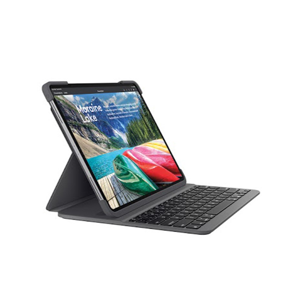 Bao da kèm bàn phím Logitech Slim Folio Pro 11inch và 12.9inch (2018) - Đèn sáng & kết nối Bluetooth | BigBuy360 - bigbuy360.vn