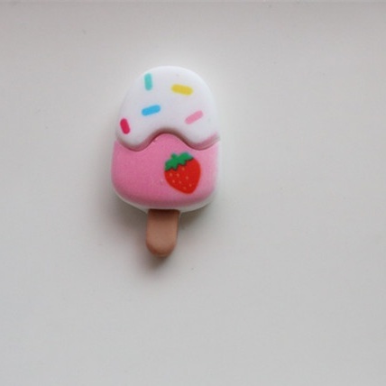 Set 10 Phụ Kiện Kẹp Tóc Hình Que Kem/Bánh Kẹo Bằng Resin Nhiều Màu Dễ Thương diy