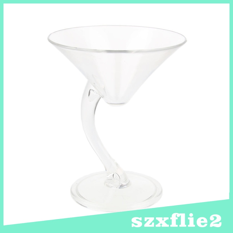 Hot sale！  Stylish Martini Glass Cocktail Goblet Wine Champagne Drink Cup 190ml Premium