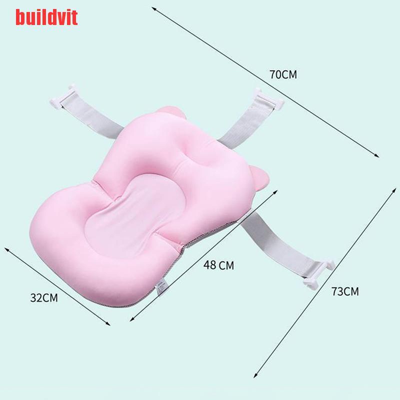 {buildvit}Baby Shower Bath Tub Pad Non-Slip Bathtub Seat Support Mat Safety Bath Support YFV