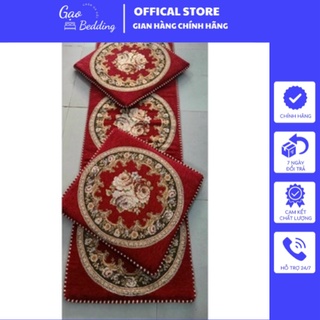 Bộ 3 Thảm Trải Ghế Gỗ Cao Cấp,thảm ghế tây âu Sang Trọng - Đệm Ghế - Thảm ghế tây âu,đệm ghế sofa,thảm ghế gỗ