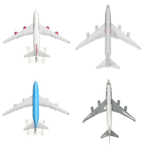 Mô Hình Máy Bay B747 KLM Bằng Kim Loại Kích Thước 16cm