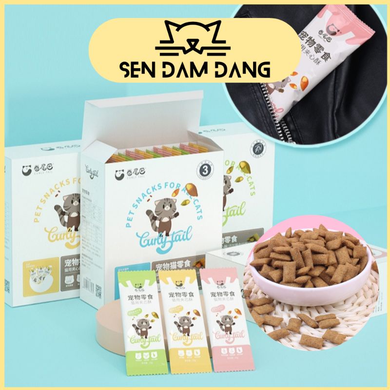 Bánh Thưởng Curly Tail Cho Mèo - 20G