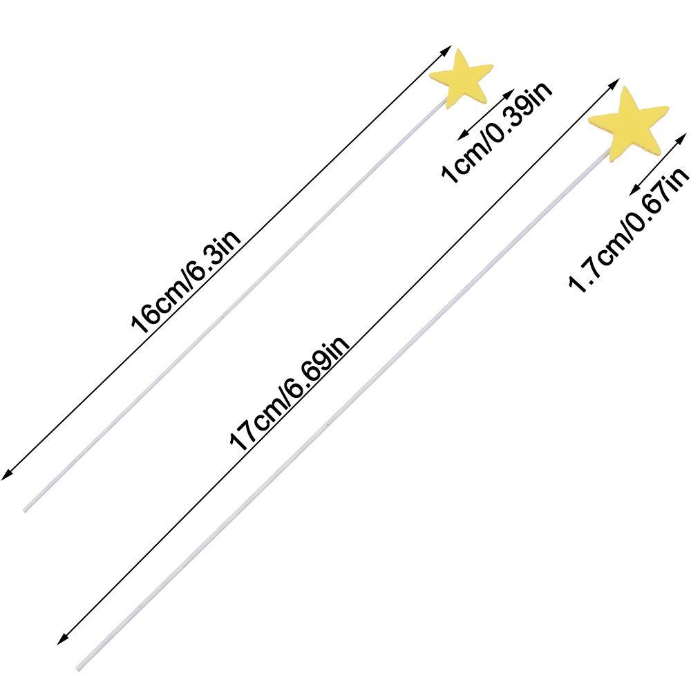 ESPO Que Cắm Trang Trí Bánh Kem Hình Ngôi Sao Chữ Happy Birthday
