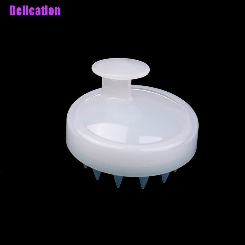 (Hàng Mới Về) Dụng Cụ Mát Xa Da Đầu Bằng Silicon Tiện Lợi silicone