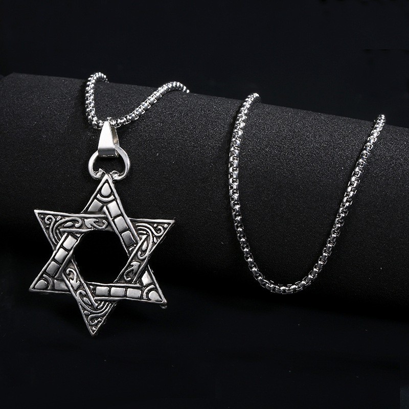 Dây chuyền hình ngôi sao titan cá tính phong cách Hàn Quốc