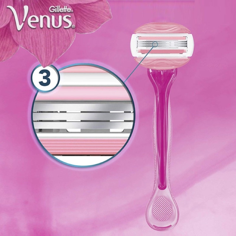 DAO CẠO CHO NỮ CÓ ĐẦU BƠ VENUS - Gillette white Tea Venus Spa