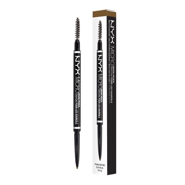 Chì kẻ mày siêu mảnh không trôi NYX micro brow pencil