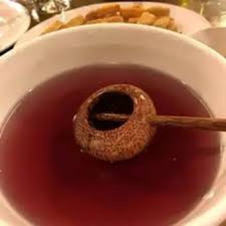 Gáo dừa múc rượu tròn