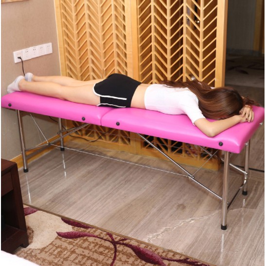 [HÀNG CÓ SẴN] Giường gấp vali chân inox đẹp chắc chắn dùng cho phun xăm, nối mi, spa