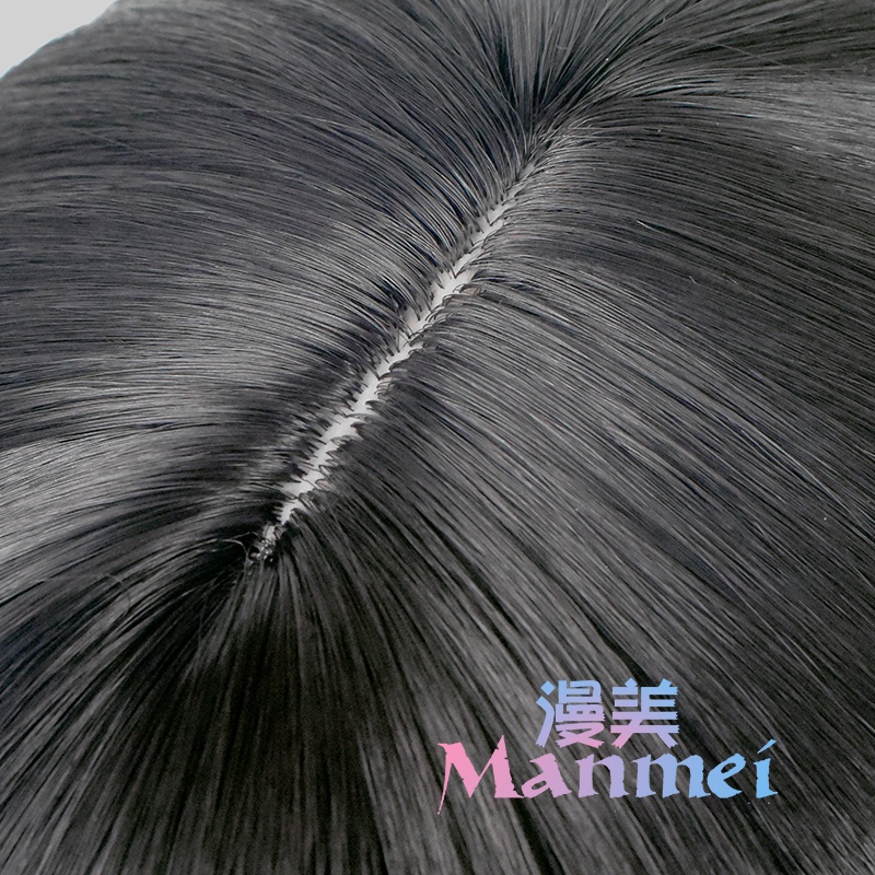 Tóc Giả Nam Dài 65cm Màu Đen Hóa Trang Nhân Vật Mitaka Asa