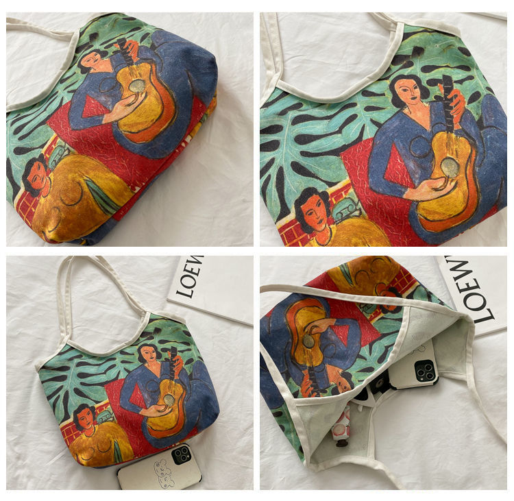 Túi Xách Canvas Cỡ Lớn Cỡ A4