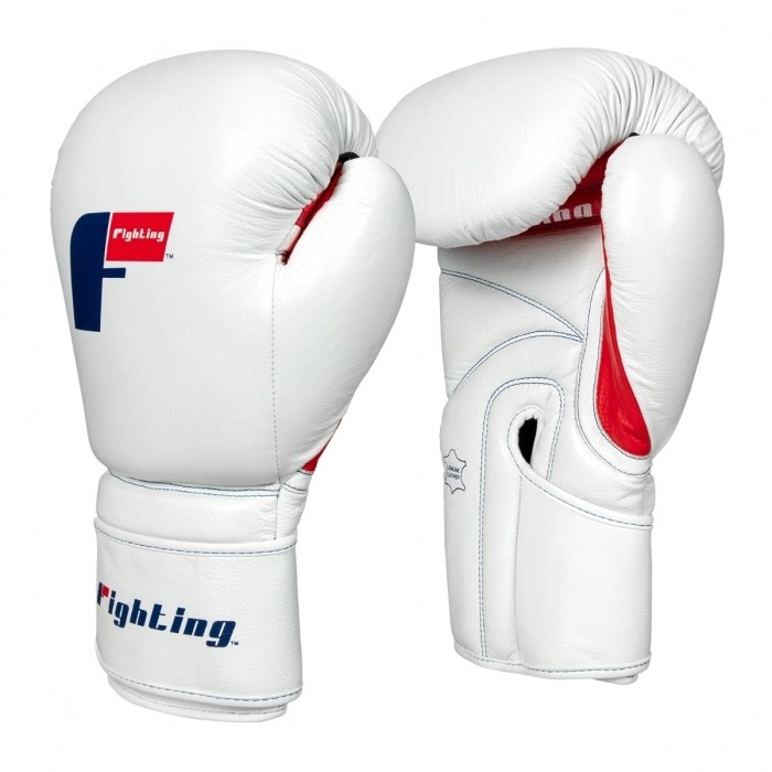 Găng tay Boxing Fighting Leather - Trắng