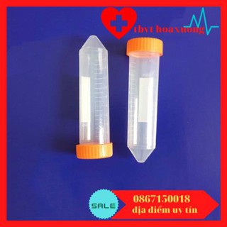 ỐNG FALCON 50ML-ỐNG MÁY LY TÂM-  TÚI 50 CÁI NẮP CAM VÀ XANH