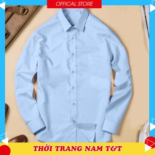 ⚡[ TOP BÁN CHẠY ]  Áo sơ mi nam dài tay cổ bẻ vải cotton lụa thái chống nhăn chống xù sang trọng [THỜI TRANG T&T]