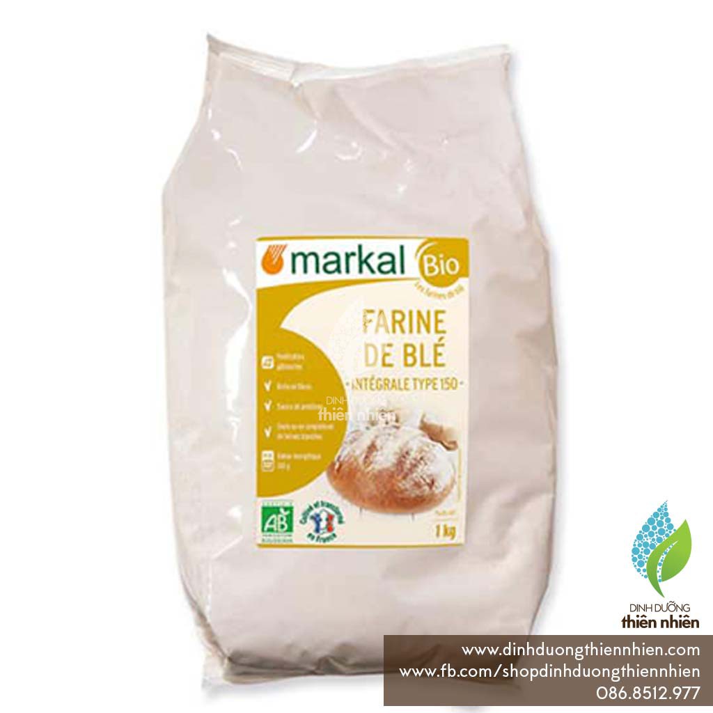 Bột Mì Hữu Cơ Markal Organic Whole Wheat Flour, 1kg