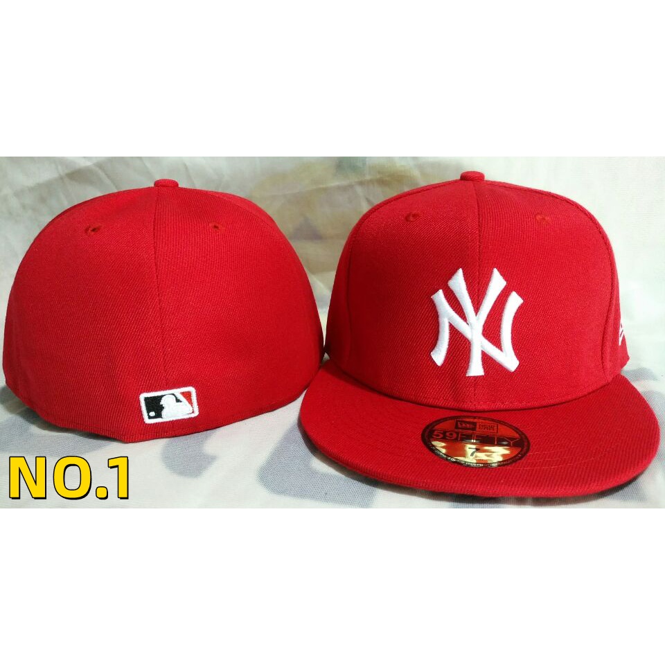 Mũ Lưỡi Trai Phẳng Mẫu MLB 59 Fifty New York Yankees Cổ Điển 6 Kiểu Dáng Co Giãn Cho Nam Và Nữ