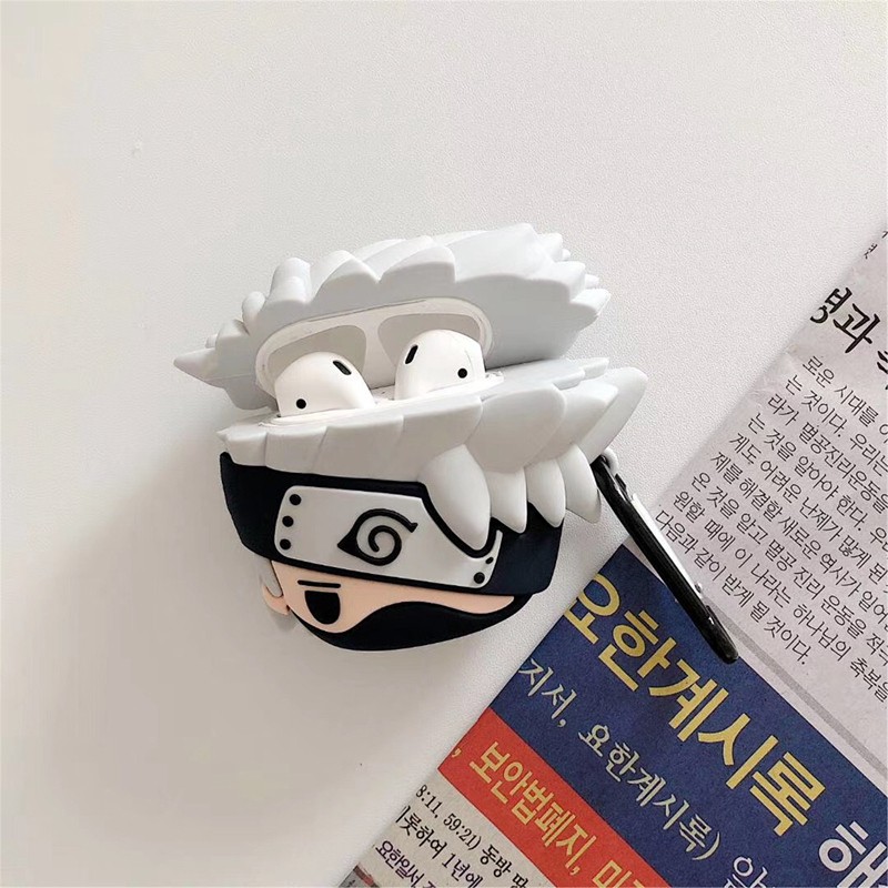 Vỏ Bảo Vệ Hộp Đựng Tai Nghe Hình Naruto Cho Airpods 1 / 2 Ốp