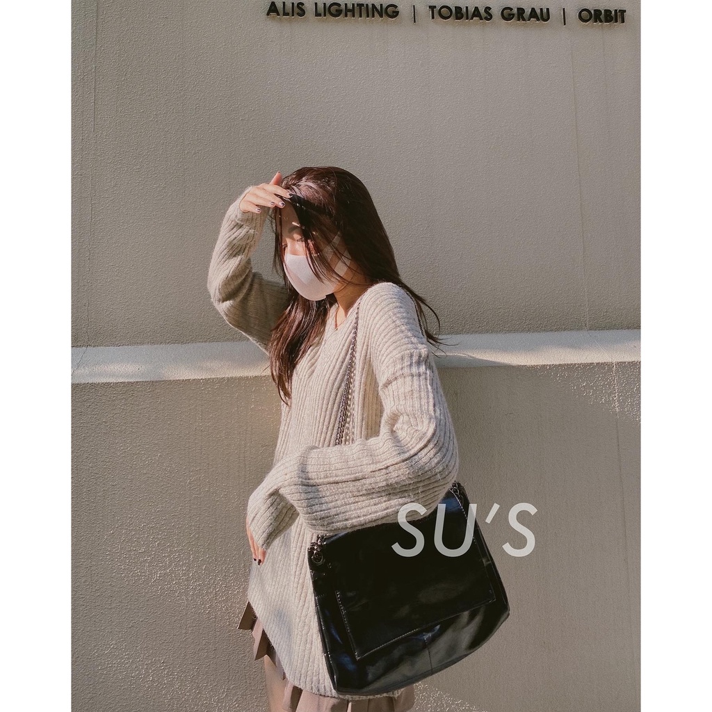 Áo len trơn cổ tim A2014 SUSTORE | BigBuy360 - bigbuy360.vn