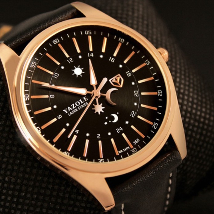 Đồng hồ nam YAZOLE chính hãng, dây dao cao cấp, đeo êm tay, chống nước tốt, lịch lãm, phong cách ( Mã: AYS ) | BigBuy360 - bigbuy360.vn