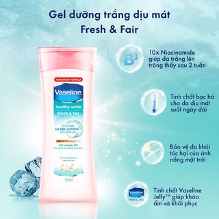 Sữa dưỡng thể trắng da dịu mát Vaseline 200ml