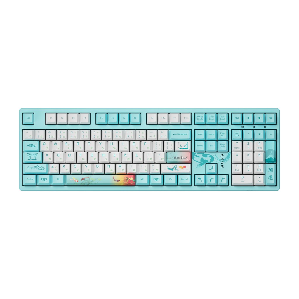 Bàn phím cơ AKKO 3108 V2 Monet'S Pond (blue, orange và pink AKKO switch V2) - Sản phẩm hot nhất của Akko - Mai Hoàng PP | BigBuy360 - bigbuy360.vn
