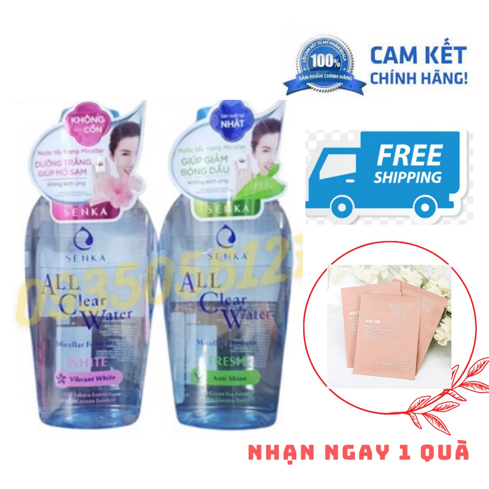 Nước Tẩy Trang Senka All Clear Water Micellar Formula nhật 230ml