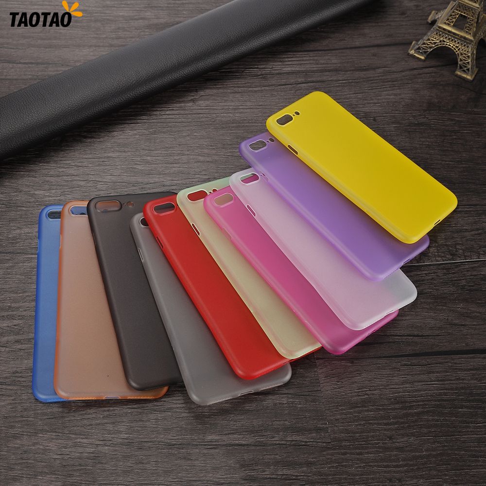 1 Ốp Điện Thoại PP Mềm Nhám Siêu Mỏng Nhiều Màu Cho iPhone 7 Plus