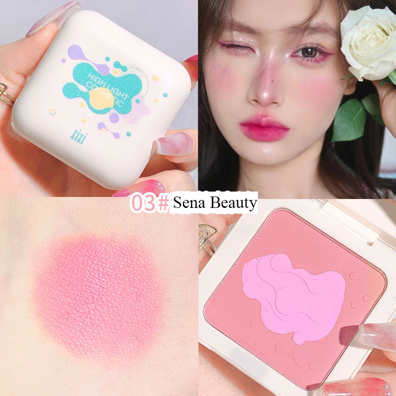 Phấn nhũ mouse mềm bắt sáng cao cấp Xixi Nude Make Up Highlight Blush Sena beauty | BigBuy360 - bigbuy360.vn