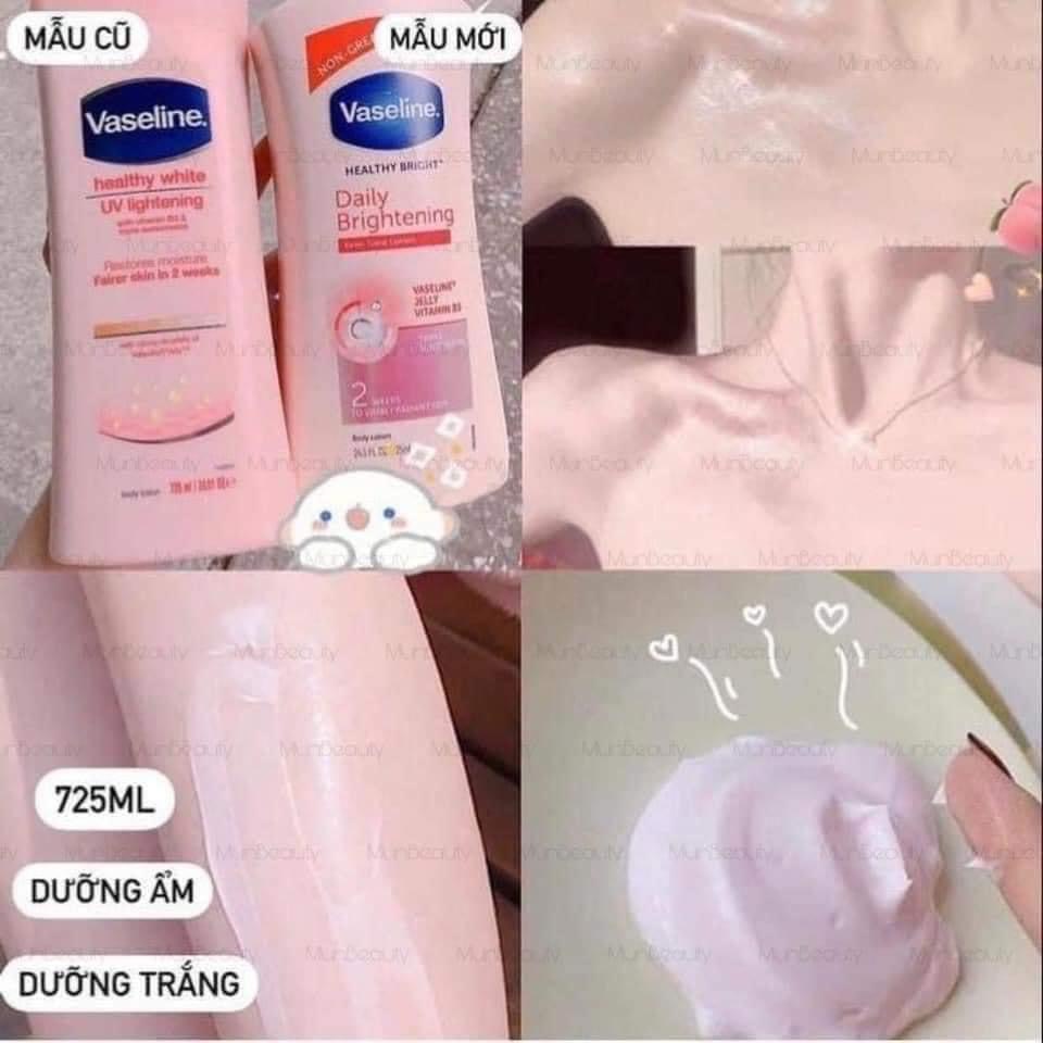 Sữa Dưỡng Trắng Da Vaseline Healthy White UV Lightening Body Lotion 725ml, Sữa Dưỡng Thể Vaseline Saikou Beauty