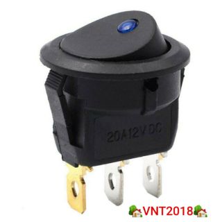 Công tắc ON/OFF  12V phi 19mm có đèn led