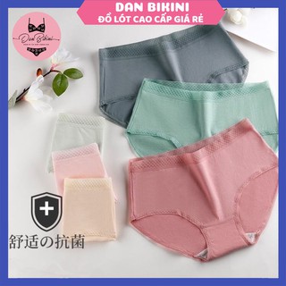 Quần Lót Nữ ❤️FREESHIP❤️ Quần Lót Nữ Cotton viền chun kẻ ô thoáng mát kháng khuẩn ôm dáng mã QL01