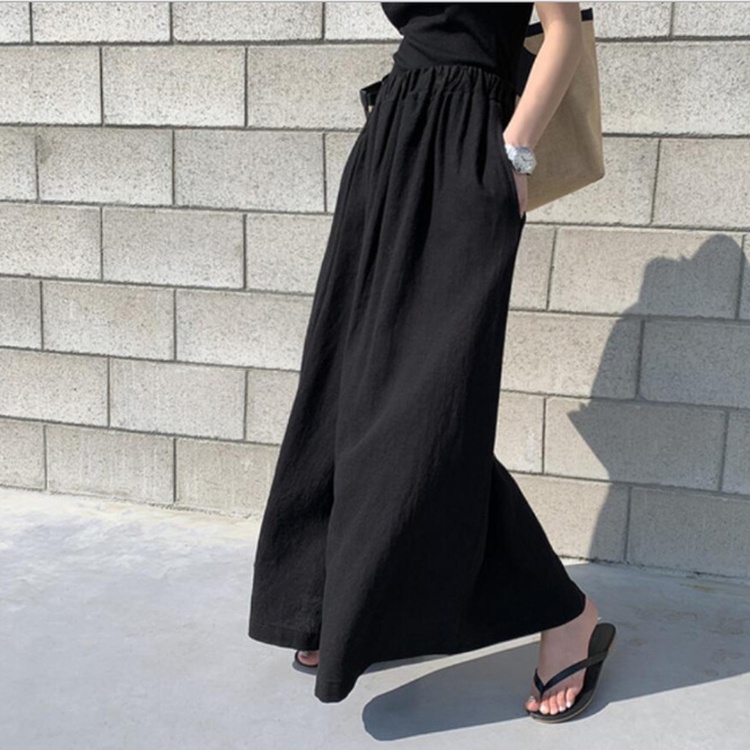 IELGY Quần Dài Dáng Rộng Cỡ Lớn Thời Trang Cho Nữ